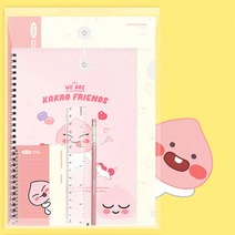 카카오프렌즈 A+ 문구세트 4950, 어피치4950