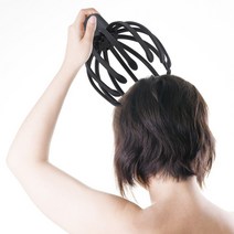 전기 문어 발톱 두피 마사지 치료 머리 스크래처 스트레스 해소 자극 건강 관리 완화