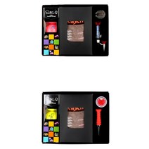 세인트나인 3구 칼라골프공 양말세트 선물용 홀인원기념 골프공선물 비거리, 퍼팅라인볼마커, 엘라스틱싱글골프티