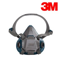 3M 양구형 면체 마스크 6502 방독 방진 정화통