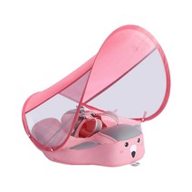 FCSHOP 수영 플로트 수영장 베이비 플로트 부드러운 피부 친화적 인 소재 유아 수영 플로트 소년 소녀 유아, 48x47x15cm, 폴리 에스터 진주 폼, 분홍