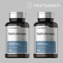 Horbaach 일본 나토키나제 나토키나아제 4000FU 150캡슐 트롬빈 피브리노겐, 1개, 150정, 150정