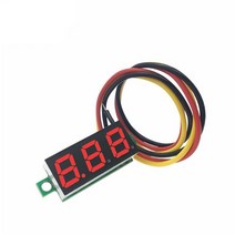 전방감지기 자동차전방센서 차선이탈경고장치 voltmeter dc 0v-100v digital led 0.28 inch voltage meter power volt tester, 초록
