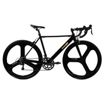 하이브리드 픽시자전거 초경량 로드마스터 사이클, 9단 커터 휠 5D 탄소 패턴