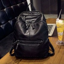 부드럽고 고급진 천연소가죽 백팩 가방