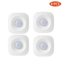 Tuya-ZigBee PIR 모션 센서 무선 적외선 감지기 보안 도난 경보 센서 스마트라이프 앱으로 게이트웨이 작, 04 zigbee PIR 4pcs