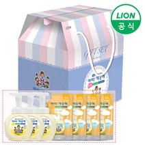 아이깨끗해 선물세트 250ml용기 3개 + 200ml리필 4개 (순 레몬 청포도), 250ml용기 3개+200ml리필 4개 (순)