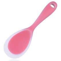패들 비 스틱 실리콘 스시 쌀 내열성 쌀 스푼 주걱 주방 공구 부드러운 쌀 서버 요리 용품, 하나, 분홍