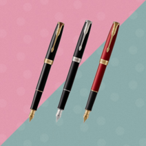 파카 뉴소네트2 락카 흑색 적색 만년필 소네트N 고급만년필 입사선물, 적색GT