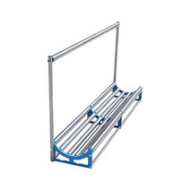 대형 롤러 원단 필름 재단 천 코튼 패브릭 받침대 랙, 1.8m 고급 확장형 봉포함