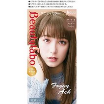 일본직발송 6. 헤어 칼라 【】 뷰티 랩 버니티 칼라 헤어 칼라 포기 애쉬 1제(40G)+2제(80ML)+PH컨트롤러(, ONE SIZE_안개 애쉬, One Size_포기 애쉬