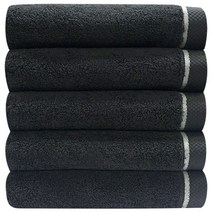 다주타올 프라임무지 호텔타올 200g 40수 면사, 다크그레이, 5개