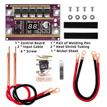 스폿용접기 레이저용접기스폿 용접기 키트 12V 99 18650 배터리 용접용 전력 조절 스팟 제어 보드 0.05-0.3, 01 Type A
