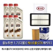 캐스트롤 올뉴투싼 1.7디젤 캐스트롤 GTX(1LX6개)6L 엔진오일2A501-D3100, 5W30, 1세트