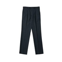CLUB CAMBRIDGE 울 체크 원턱 팬츠
