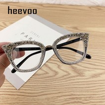 빈티지 캣아이 캣츠아이 안경 안경테 안경태테 안경태태 여성 빅사이즈 블링 샴페인 다이아몬드 Cateye 남성 안경태 UV400 자외선차단