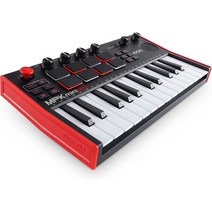 아카이 MK3 25 건반 MIDI 키보드 컨트롤러 스피커 풍부한 내장음원 MPC 스타일 드럼 패드 MPK 미니플레이, AKAI