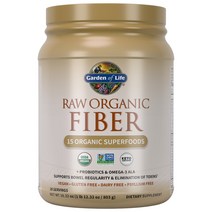 가든오브라이프 USDA오가닉 화이버 식이섬유 섬유질 803g Garden of Life Raw Organic Fiber (미국배송), 1개, 기본