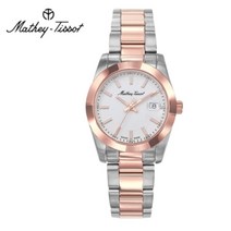 메티티솟 Mathey-Tissot 여성 메탈밴드시계 D450RA