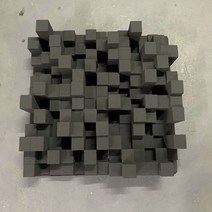 사운드디퓨져 극장 녹음 스튜디오 방음인테리어, 산모양 그리드 보드 58x58x10cm