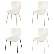 이케아 식탁의자 SVENBERTIL 스벤베르틸 의자 화이트/에른프리드 자작나무