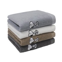 송월타월 송월갤러리 스누피리버 145g 면사, 아이보리, 4개