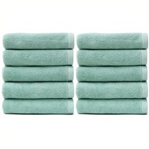 타월톡톡 호텔 고급 수건 30수 140g, 민트, 10장