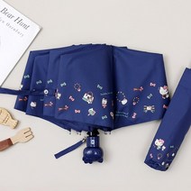 헬로키티 쇼핑 3단자동우산