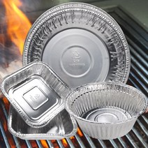 서광 알루미늄 일회용기 냄비 캠핑 하면 부대찌개 전골 은박 냄비, D 일회용 냄비1개（특대） SKA-C340