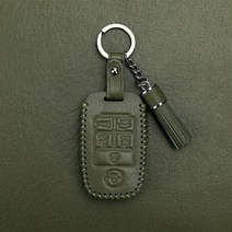 프리마클라쎄 소가죽 KA-1 스마트 키케이스 기아 올뉴카니발 키홀더, 블랙