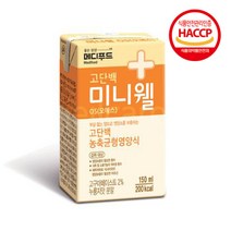 메디푸드 미니웰 커피맛 바나나맛 고단백 노인식사대용 환자영양식 환자식 24팩, 누룽지