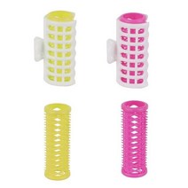 집게형 헤어롤-중 5p (색상랜덤) 구르프 머리말기, 20개