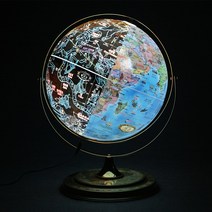 맵소프트 30cm 데스크 타임 조명 별자리 지구본 / 360도 회전 세계시차 학습용, 6번_30cm 키즈 별자리 데스크 타임 지구본