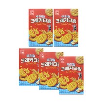 우리밀 크래커 타임 18.5g x 4p, 고소함, 74g, 5개