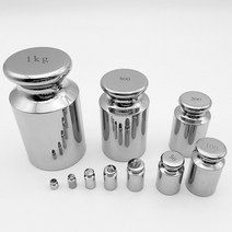 표준분동 무게추 저울추 1pcs 1g-20kg M1 학년 스테인레스 스틸 크롬 도금 Milligram 교정 무게 세트 전기 규모 균형 테스트 0.1g 1g, [09] 500g