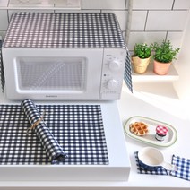 데일리홈 다용도 생활방수매트 3종 세트, 네이비체크 3set