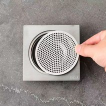 스테인레스 라운드 배수구커버 하수구 덮개 원형, 12cm