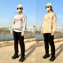 봄 여성 오버핏 스판 운동복 아노락 트레이닝 세트 바람막이 조거팬츠