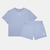 조던 키즈 JDG 조던 에센셜 반팔 상하세트 라이트마린 35A805-C8H