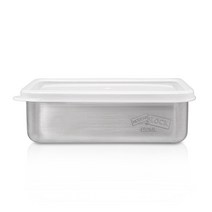 스텐밧드 냉동보관용기 1호 450ml (밧드뚜껑 포함) 반찬통 찬바트