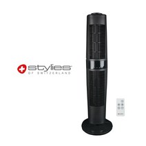스타일리스 날개없는 타워형 선풍기 타워팬 타워 예쁜 F-850TR, 톰버 타워팬