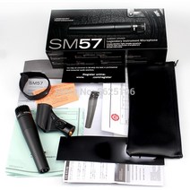 shure sm57 마이크 기타 앰프 베이스 앰프 색소폰 트럼펫 또는 드럼용 sm57-lc 악기 마이크 다이나믹, CN_SM57-LC