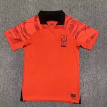 22-23 한국 대표팀 유니폼 홈 구장 한국 대표팀 축구 유니폼 성인 아동 세트 경기 전 워밍업 훈련복