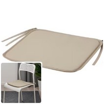 위월천 이케아 의자패드 그레이베이지 34X34X1CM 의자패드 의자방석 사각방석