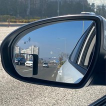 차선 보는 자동차 측면거울 주차 보조미러 자동차미러 캠핑, 1개, 부채