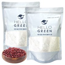 헬로우그린 국내산 볶은 팥 분말 가루 500gX2(팩) 총1kg, 500g(팩) 2개