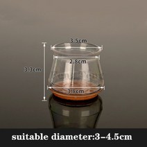 16pcs 실리콘 가구 의자 다리 모자 보호대 커버 테이블 발 패드 미끄럼 방지 테이블 발 패드 의자 다리 바닥 보호, 투명한, 1-16개