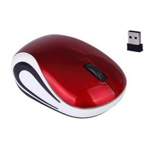무료배송무선 미니 마우스 키즈 컴퓨터 게임 작은 휴대용 Mause 1600 인치 당 점 광학 USB 인체 공학적 PC, 02 빨간, 한개옵션1