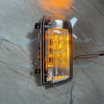사이드 미러 Led 턴 시그널 램프 1 개 클립 포함 파제로 V73 V77 V87 V93 V97 V98 용 도어 후면보기 유리 OE 커버 오리지널, 없음, left led