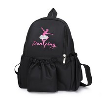 발레가방 핑크 키즈 여자 발레 댄스 가방 학생 학교 배낭 발가락 신발 수 놓은 계층화 된 뻗 치고 투투 소